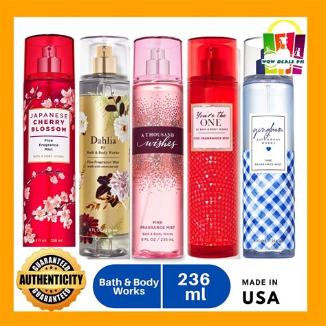 bath and body works fine fragrance mist.